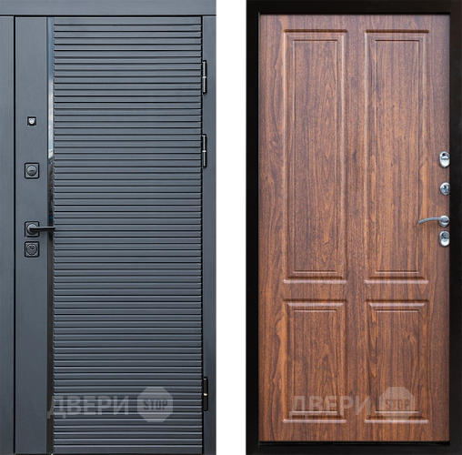 Входная металлическая Дверь Престиж Черная Линия Премиум Орех светлый в Лосино-Петровский