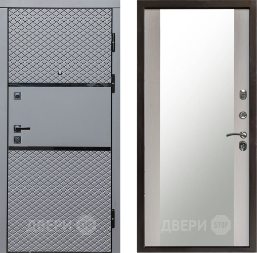 Дверь Престиж Ромб Зеркало Лиственница белая в Лосино-Петровский