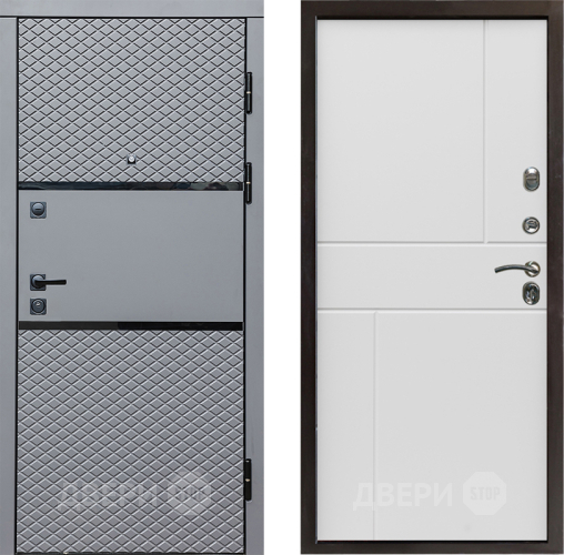 Дверь Престиж Ромб Горизонт Бетон белый в Лосино-Петровский
