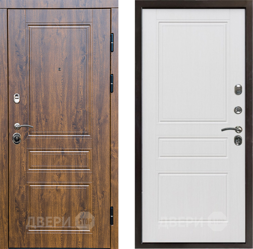 Входная металлическая Дверь Престиж Классика Дуб Классика Белое дерево в Лосино-Петровский
