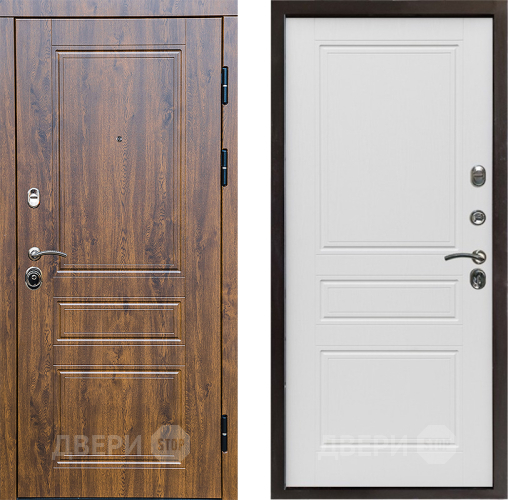 Входная металлическая Дверь Престиж Классика Дуб Классика Лиственница белая в Лосино-Петровский