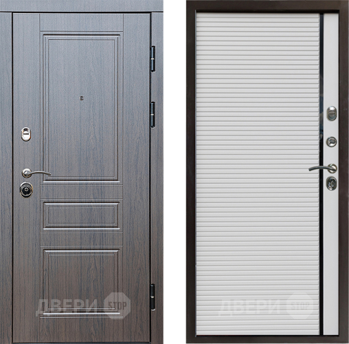 Входная металлическая Дверь Престиж Классика Венге Porte Белый в Лосино-Петровский