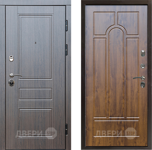 Входная металлическая Дверь Престиж Классика Венге Арка Дуб в Лосино-Петровский