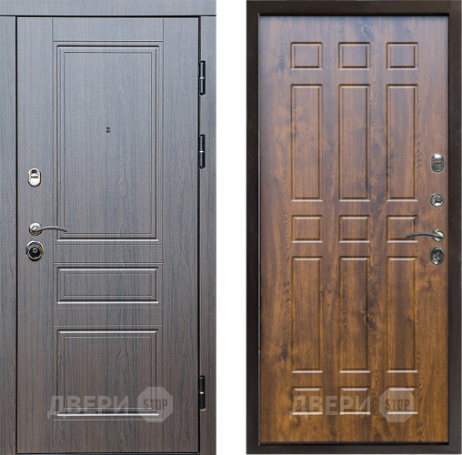 Входная металлическая Дверь Престиж Классика Венге Спарта Дуб в Лосино-Петровский