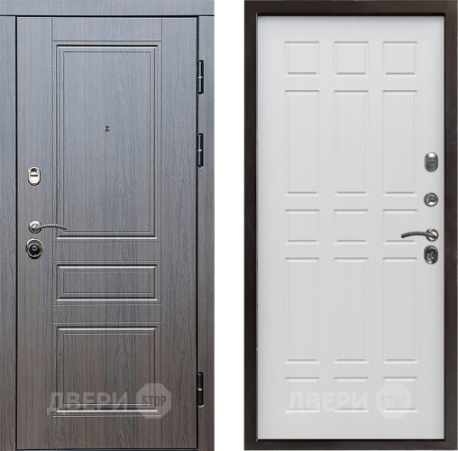 Входная металлическая Дверь Престиж Классика Венге Спарта Лиственница белая в Лосино-Петровский