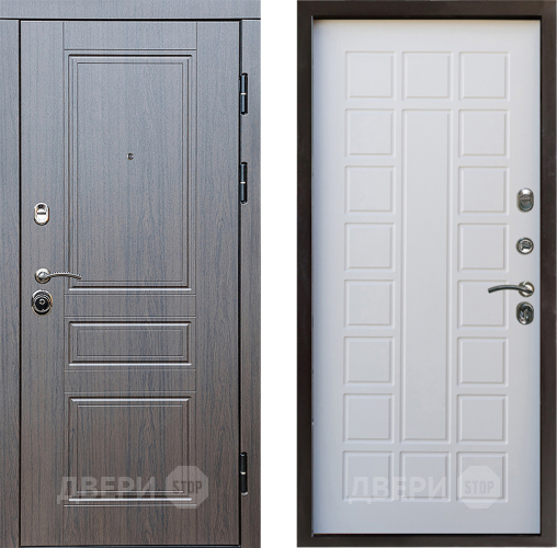 Входная металлическая Дверь Престиж Классика Венге Престиж Белое дерево в Лосино-Петровский