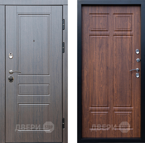 Входная металлическая Дверь Престиж Классика Венге Премиум Орех темный в Лосино-Петровский