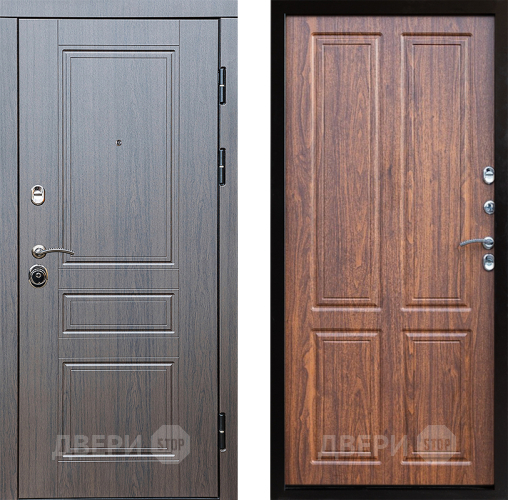 Входная металлическая Дверь Престиж Классика Венге Премиум Орех светлый в Лосино-Петровский