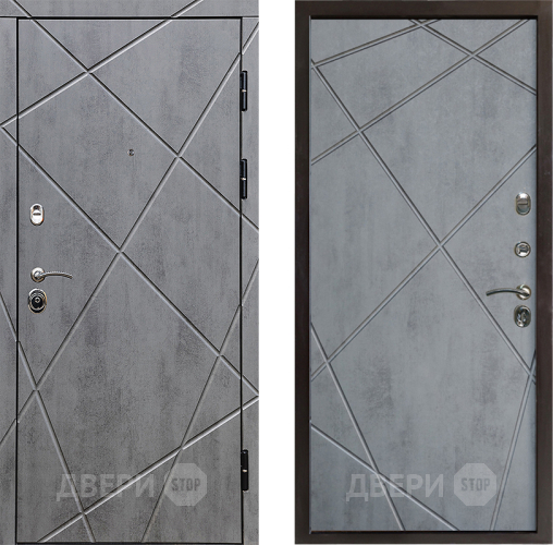 Дверь Престиж Лучи Лучи Бетон темный в Лосино-Петровский