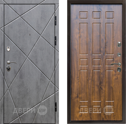 Входная металлическая Дверь Престиж Лучи Спарта Дуб в Лосино-Петровский