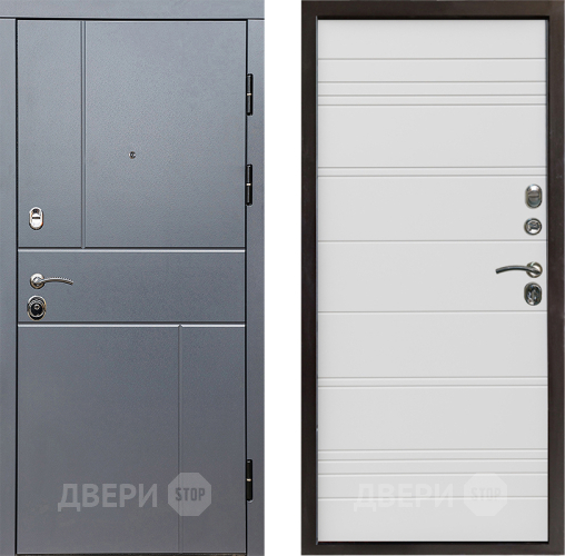 Дверь Престиж Горизонт Грэй Line Белый в Лосино-Петровский