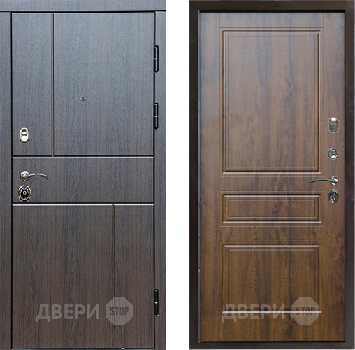 Входная металлическая Дверь Престиж Горизонт Венге Классика Дуб в Лосино-Петровский