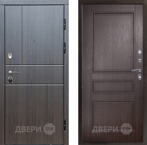 Входная металлическая Дверь Престиж Горизонт Венге Классика Венге в Лосино-Петровский