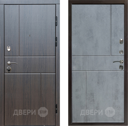 Входная металлическая Дверь Престиж Горизонт Венге Горизонт Бетон темный в Лосино-Петровский