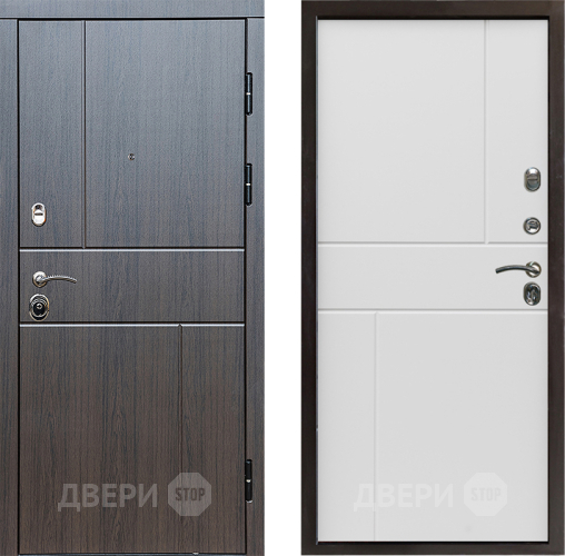 Входная металлическая Дверь Престиж Горизонт Венге Горизонт Бетон белый в Лосино-Петровский