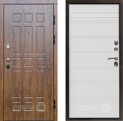 Входная металлическая Дверь Престиж Стандарт Line Белый в Лосино-Петровский