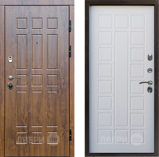 Входная металлическая Дверь Престиж Стандарт Престиж Белое дерево в Лосино-Петровский