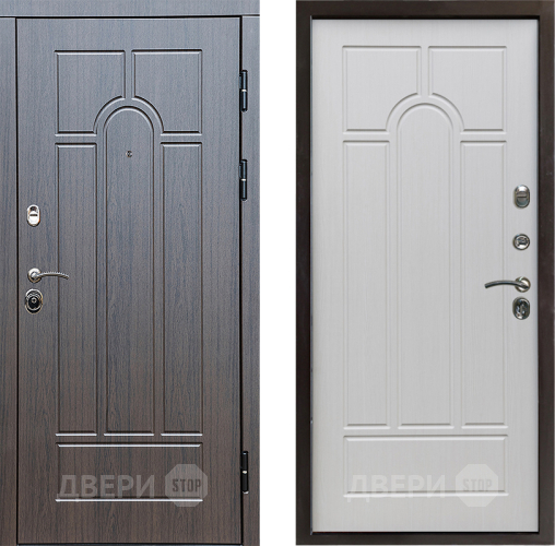 Входная металлическая Дверь Престиж Арка Арка Лиственница белая в Лосино-Петровский