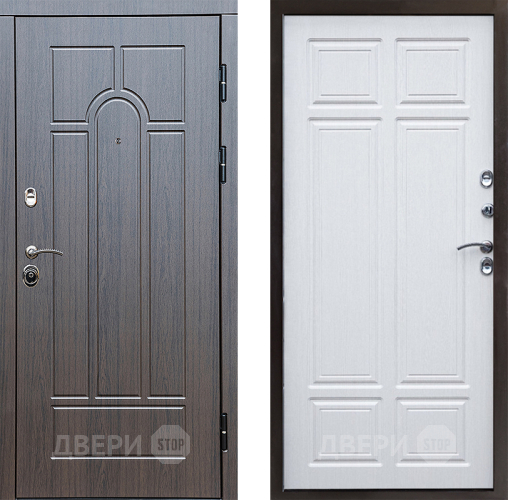 Входная металлическая Дверь Престиж Арка Премиум Лиственница белая в Лосино-Петровский