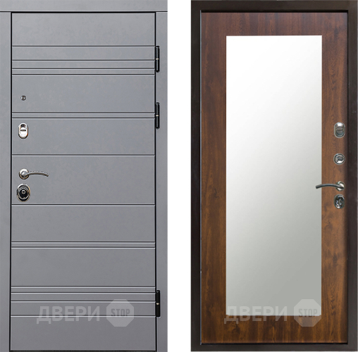 Дверь Престиж Линия Грэй Зеркло Пастораль Дуб в Лосино-Петровский