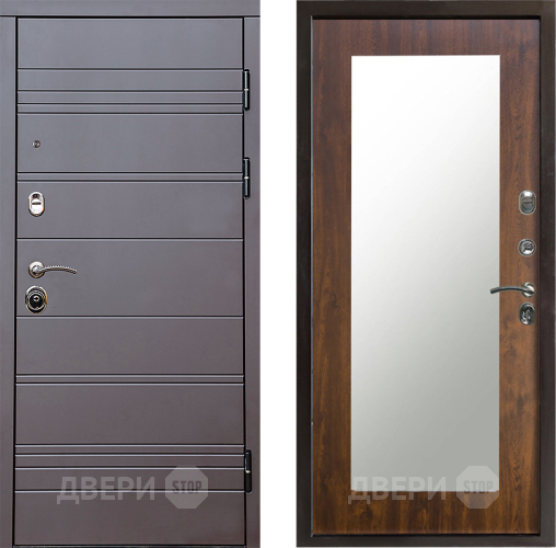 Дверь Престиж Линия Браун Зеркло Пастораль Дуб в Лосино-Петровский