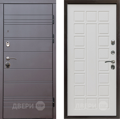 Входная металлическая Дверь Престиж Линия Браун Престиж Бежевый мат в Лосино-Петровский