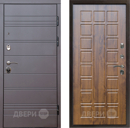 Входная металлическая Дверь Престиж Линия Браун Престиж Дуб в Лосино-Петровский