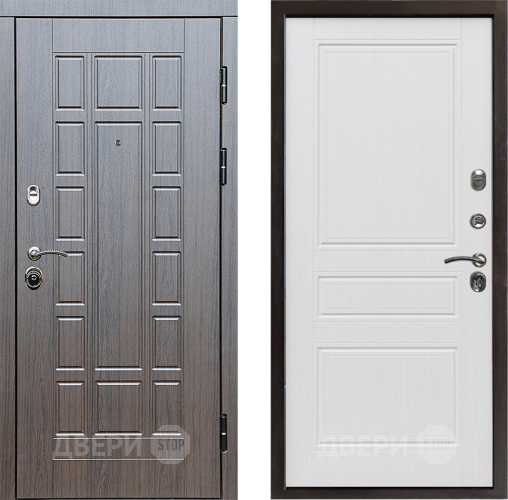 Входная металлическая Дверь Престиж Престиж Классика Белое дерево в Лосино-Петровский