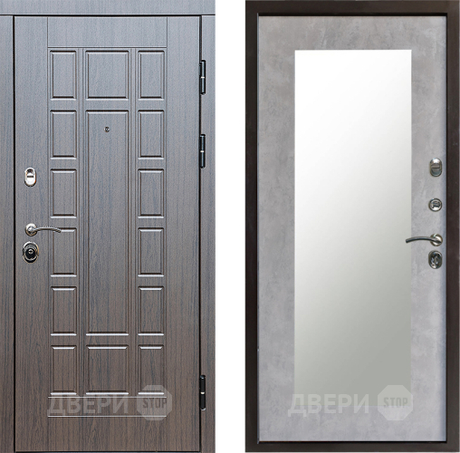 Дверь Престиж Престиж Зеркло Пастораль Бетон светлый в Лосино-Петровский