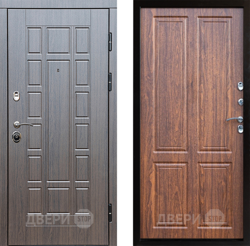 Входная металлическая Дверь Престиж Престиж Премиум Орех светлый в Лосино-Петровский