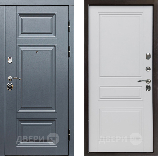 Входная металлическая Дверь Престиж Премиум Классика Белый матовый в Лосино-Петровский