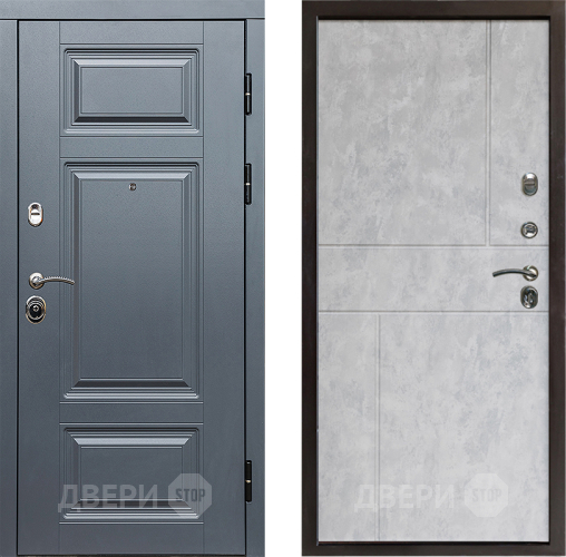 Входная металлическая Дверь Престиж Премиум Горизонт Бетон светлый в Лосино-Петровский
