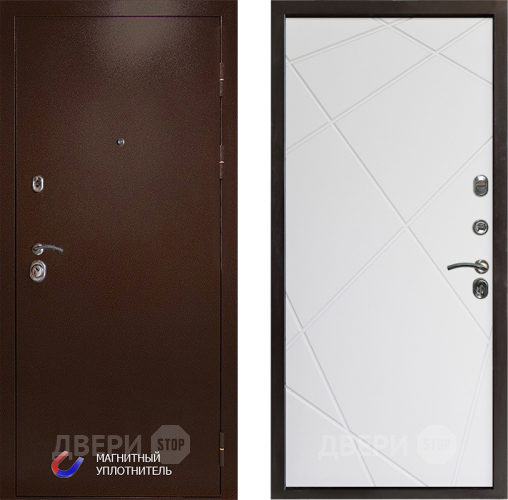 Дверь Престиж Медь Лучи Бетон белый в Лосино-Петровский