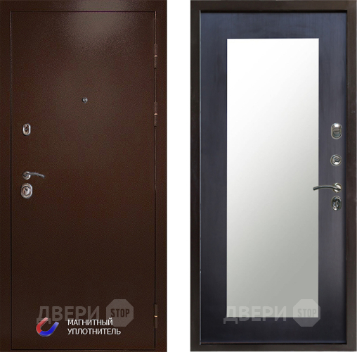 Дверь Престиж Медь Зеркло Пастораль Венге в Лосино-Петровский