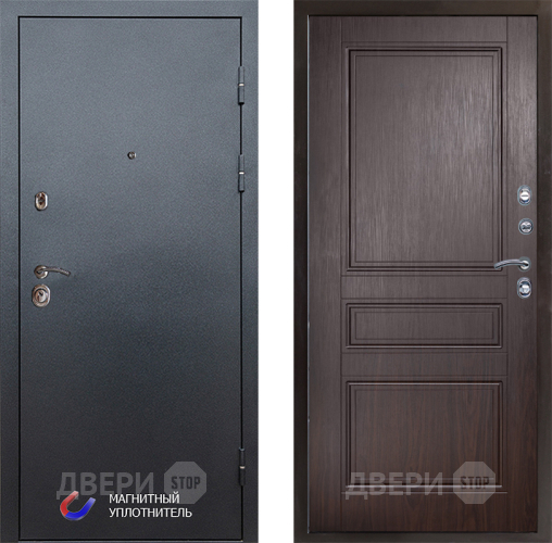 Входная металлическая Дверь Престиж Графит Классика Венге в Лосино-Петровский