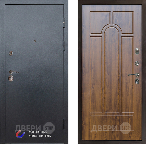 Входная металлическая Дверь Престиж Графит Арка Дуб в Лосино-Петровский