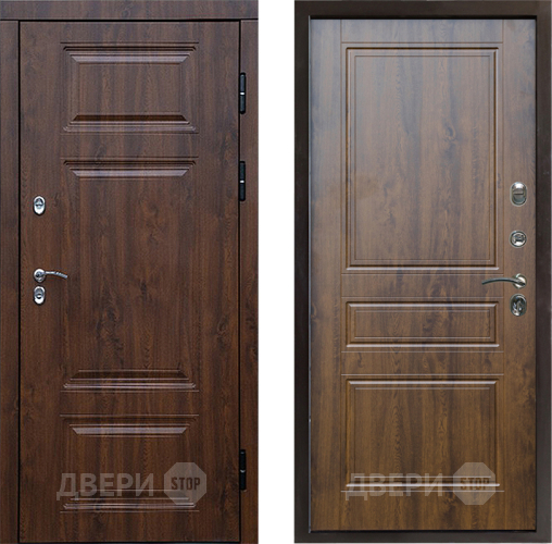 Входная металлическая Дверь Престиж TERMO с терморазрывом Премиум Орех Классика Дуб в Лосино-Петровский