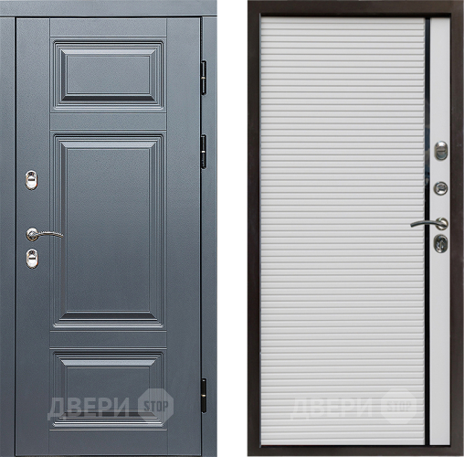 Дверь Престиж TERMO с терморазрывом Премиум Грэй Porte Белый в Лосино-Петровский