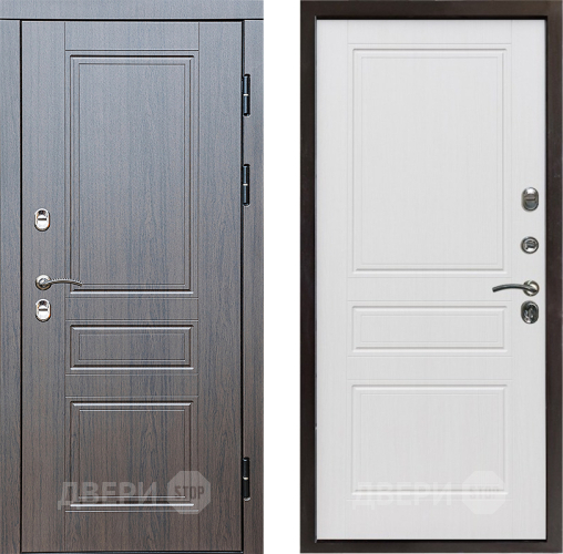 Входная металлическая Дверь Престиж TERMO с терморазрывом Классика Классика Белое дерево в Лосино-Петровский