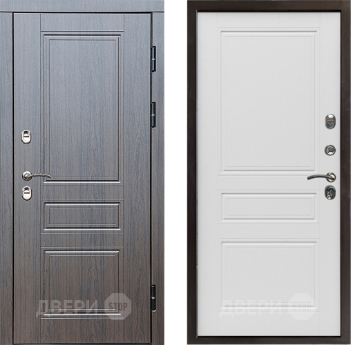 Входная металлическая Дверь Престиж TERMO с терморазрывом Классика Классика Лиственница белая в Лосино-Петровский