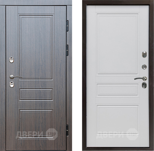 Входная металлическая Дверь Престиж TERMO с терморазрывом Классика Классика Белый матовый в Лосино-Петровский