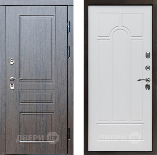 Дверь Престиж TERMO с терморазрывом Классика Арка Белое дерево в Лосино-Петровский