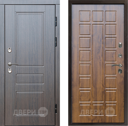 Входная металлическая Дверь Престиж TERMO с терморазрывом Классика Престиж Дуб в Лосино-Петровский