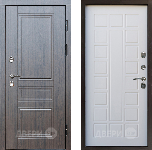 Входная металлическая Дверь Престиж TERMO с терморазрывом Классика Престиж Белое дерево в Лосино-Петровский