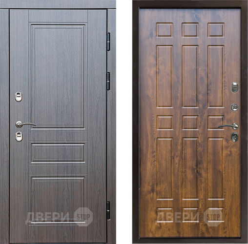 Входная металлическая Дверь Престиж TERMO с терморазрывом Классика Спарта Дуб в Лосино-Петровский