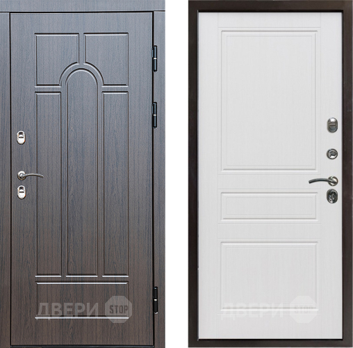 Дверь Престиж TERMO с терморазрывом Арка Классика Белое дерево в Лосино-Петровский