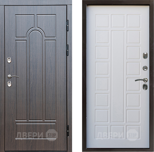 Входная металлическая Дверь Престиж TERMO с терморазрывом Арка Престиж Белое дерево в Лосино-Петровский