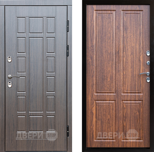 Входная металлическая Дверь Престиж TERMO с терморазрывом Престиж Премиум Орех светлый в Лосино-Петровский