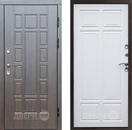 Входная металлическая Дверь Престиж TERMO с терморазрывом Престиж Премиум Лиственница белая в Лосино-Петровский