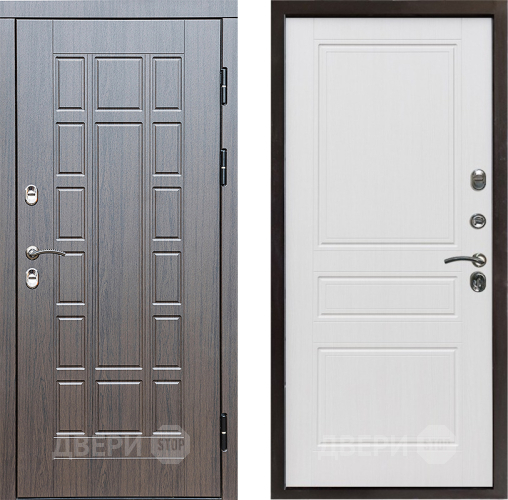 Входная металлическая Дверь Престиж TERMO с терморазрывом Престиж Классика Белое дерево в Лосино-Петровский